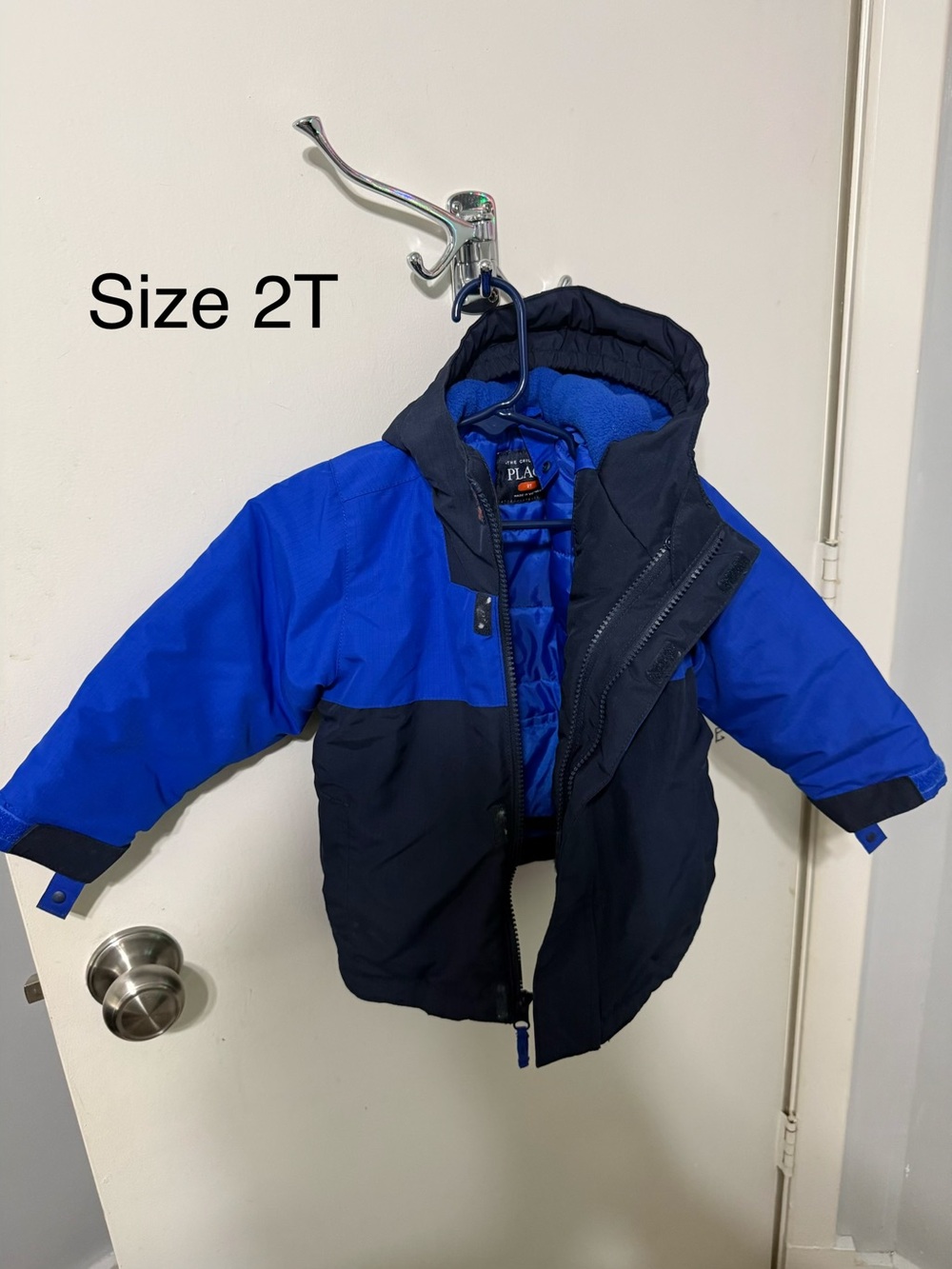 Toddler Blue Winter Coat - Size 2T